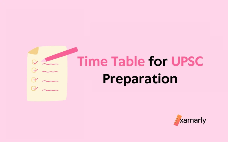 time table for upsc preparation
