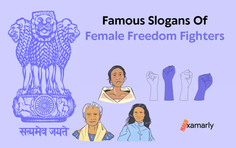 Famous Slogans Of Female Freedom Fighters