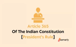 Article 365 of Indian Constitution