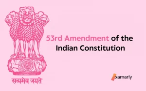 53rd amendment of the indian constitution
