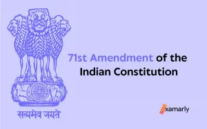 71st amendment of the indian constitution