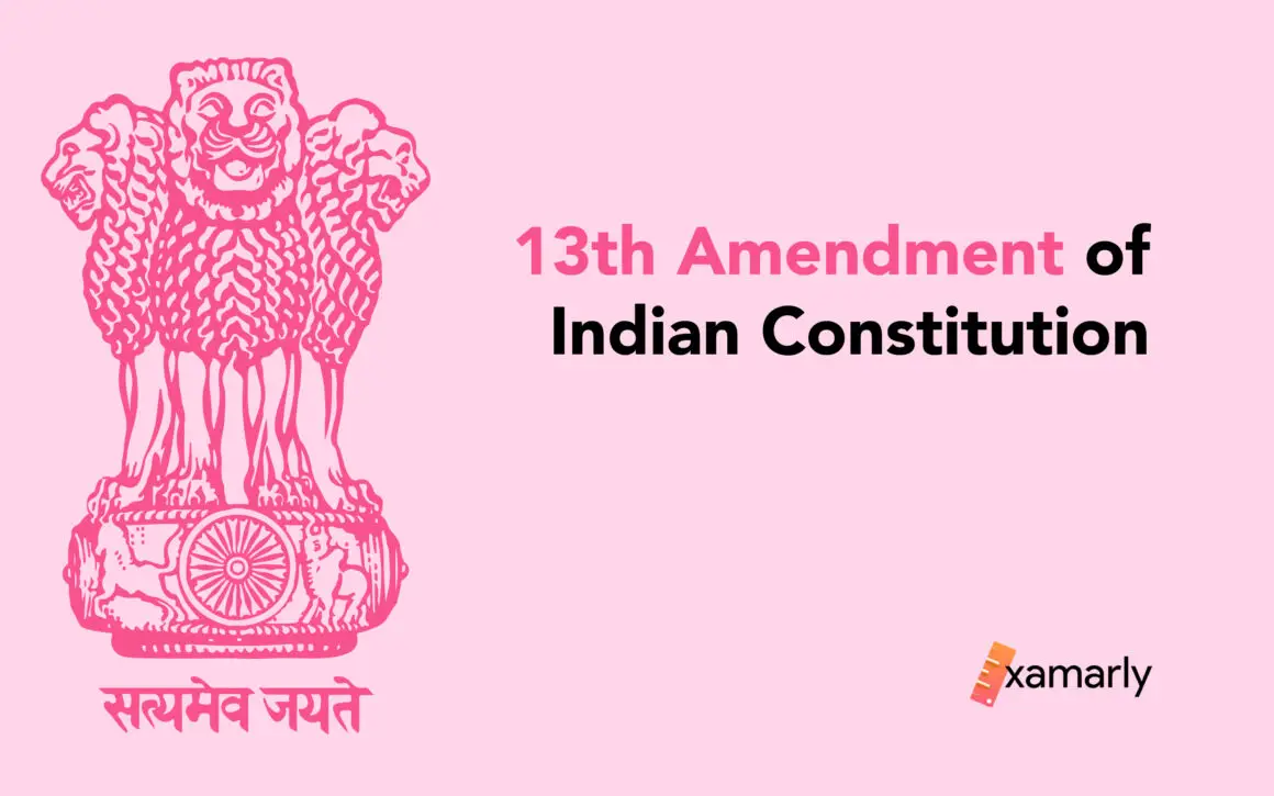 13th amendment of indian constitution