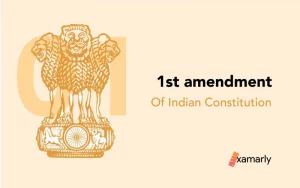 1st amendment of Indian constitution