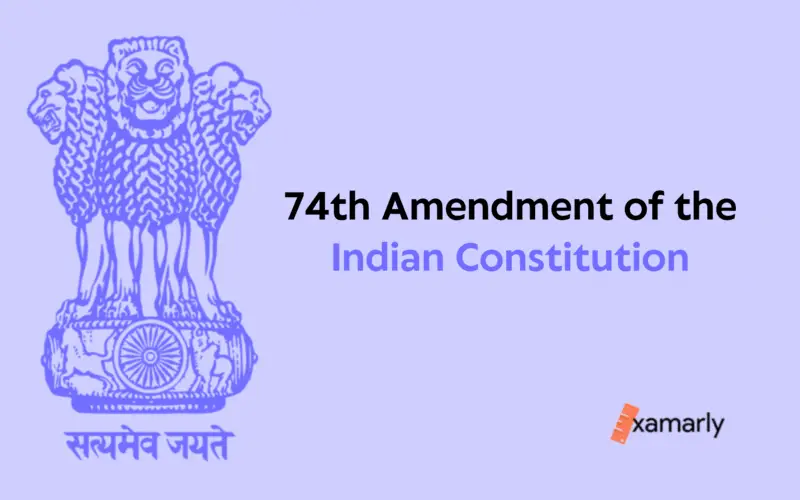 74th amendment of indian constitution