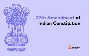 77th amendment of indian constitution