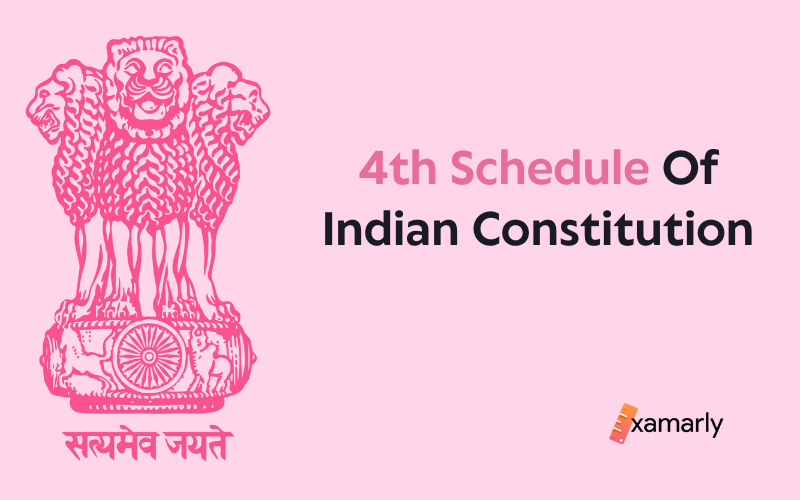 4th schedule of indian constitution