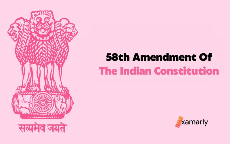 58th Amendment of the Indian Constitution