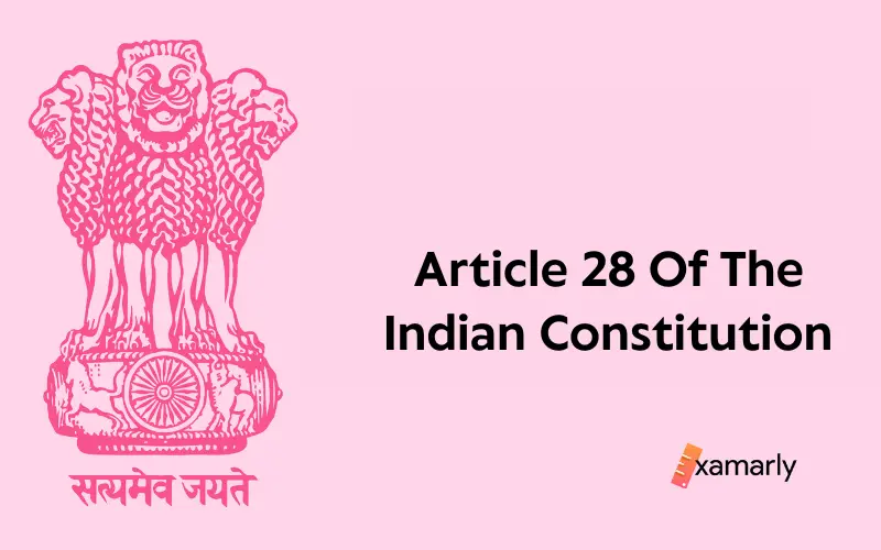 article 28 of the indian constitution