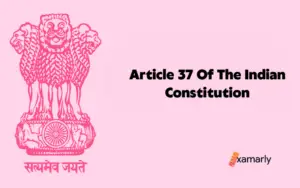 article 37 of the indian constitution