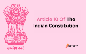 article 10 of indian constitution