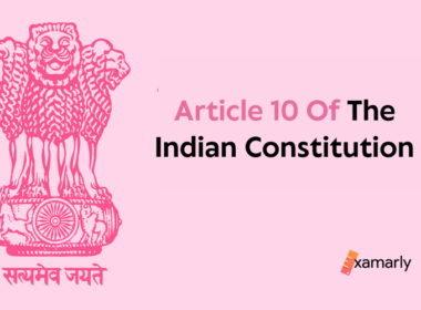 article 10 of indian constitution