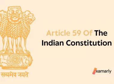 article 59 of the indian constitution