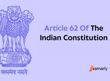 article 62 of the indian constitution