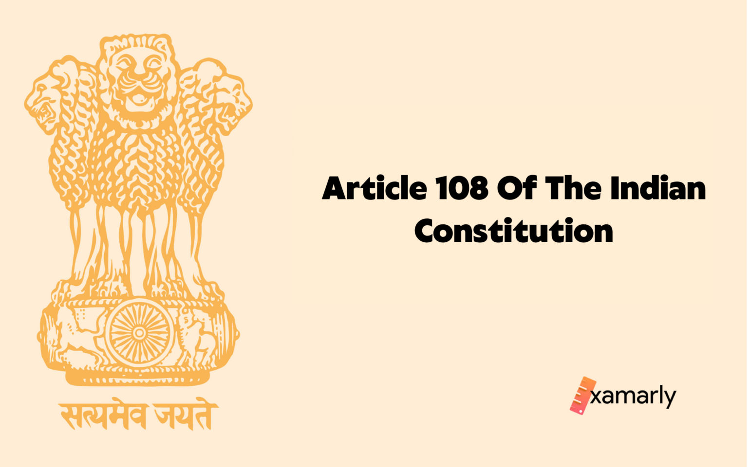 Article 108 Of The Indian Constitution // Examarly