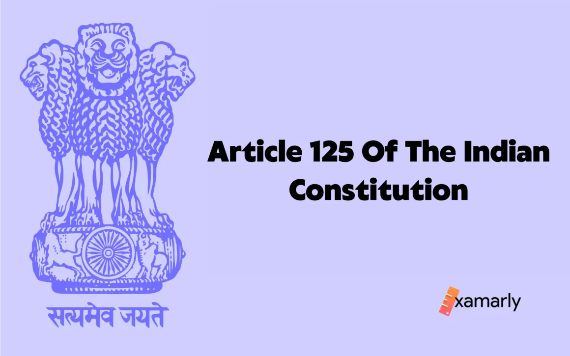 Article 125 Of The Indian Constitution