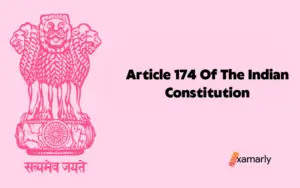 article 174 of the indian constitution