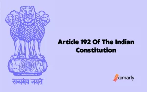 Article 192 of the Indian Constitution