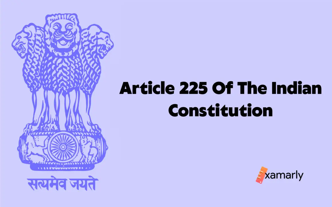 Article 225 Of The Indian Constitution