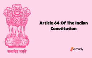 article 64 of the indian constitution