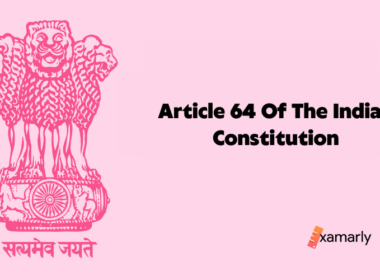 article 64 of the indian constitution