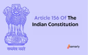 article 156 of indian constitution