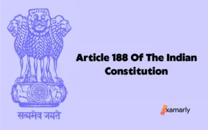 article 188 of the indian constitution
