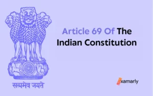 article 69 of indian constitution