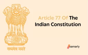 article 77 of indian constitution