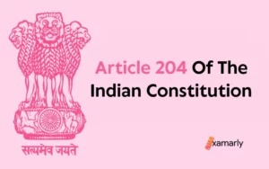 Article 204 Of The Indian Constitution