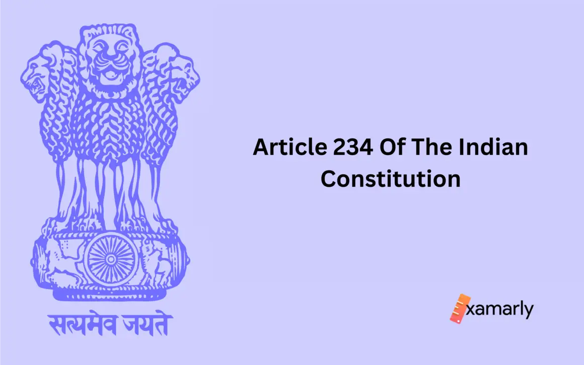 article 234 of the indian constitution