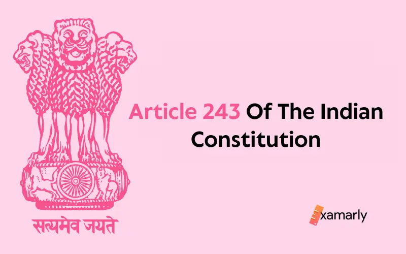 Article 243 Of The Indian Constitution