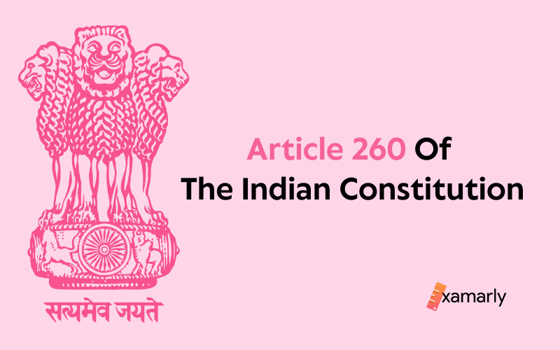 article 260 of the indian constitution