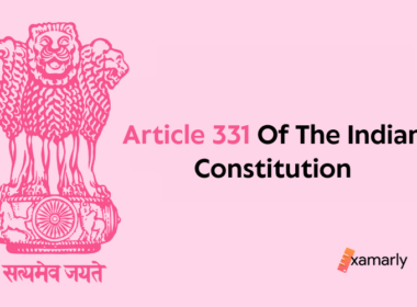 Article 331 Of The Indian Constitution