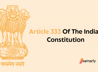 Article 333 Of The Indian Constitution
