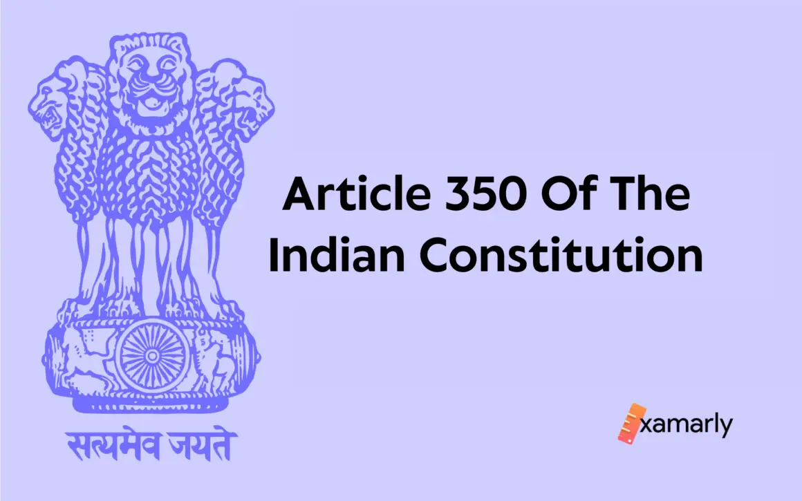 Article 350 Of The Indian Constitution