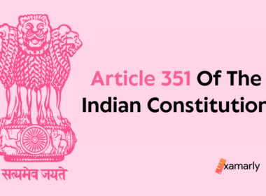 Article 351 Of The Indian Constitution