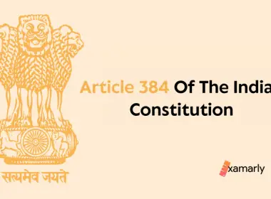 Article 384 Of The Indian Constitution