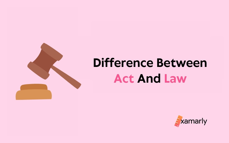 Difference Between Act And Law