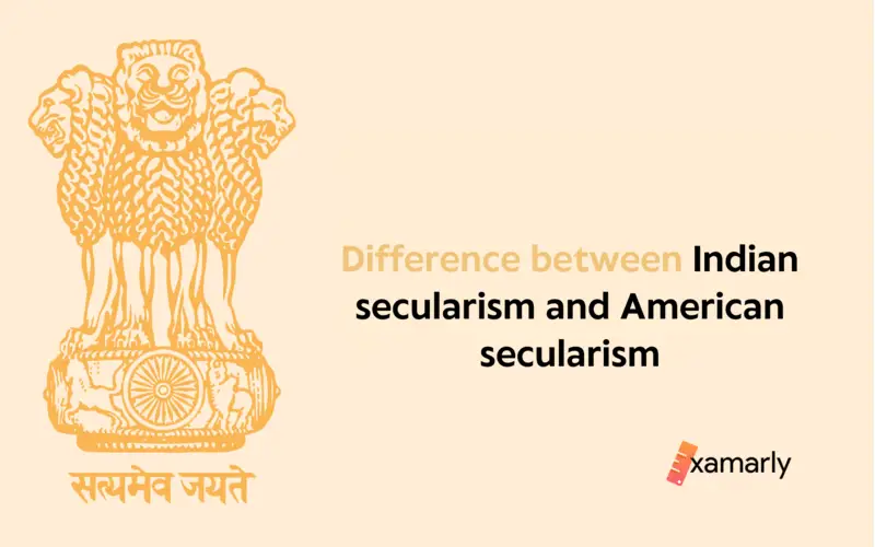 difference between indian secularism and american secularism