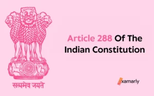 article 288 of the indian constitution