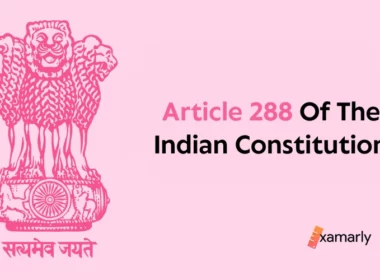 article 288 of the indian constitution