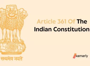 article 361 of indian constitution