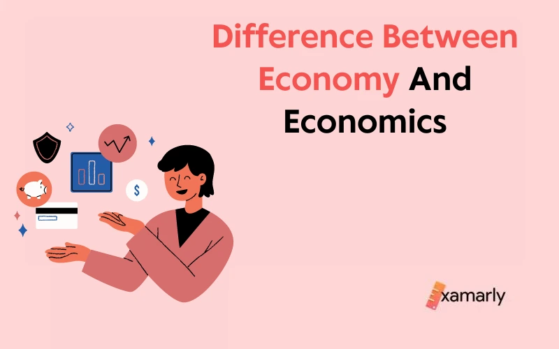 difference between economy and economics